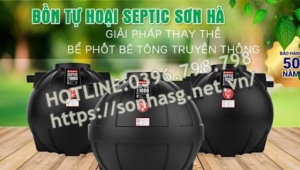 Bồn tự hoại Septic Sơn Hà chính hãng