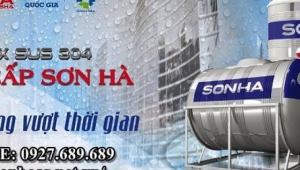 Đại lý cung cấp bồn nước inox Sơn Hà giá rẻ