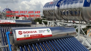 Mua máy nước nóng năng lượng mặt trời Sơn Hà chính hãng, giá tốt