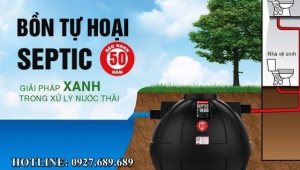 Cung cấp bồn tự hoại Sơn Hà giá tốt