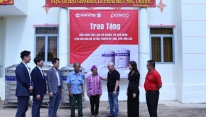 Công ty Cổ Phần Sơn Hà Sài Gòn trao tặng 75 bồn nước cho người dân gặp khó khăn tại Đăk Lăk