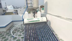 [XẢ KHO] Máy nước nóng năng lượng mặt trời Sơn Hà tại Thanh Oai