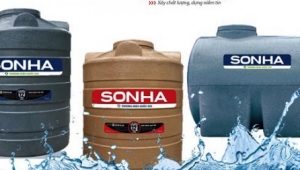 Cung cấp bồn nước nhựa Sơn Hà 300l