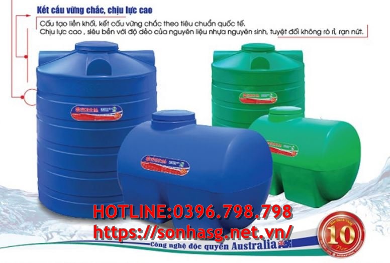 4 lý do bạn nên lựa chọn bồn nhựa Sơn Hà