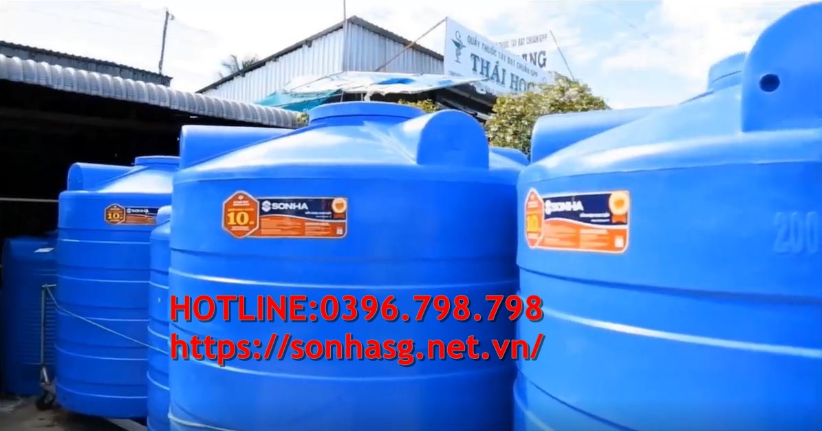 Đại lý phân phối bồn nhựa Sơn Hà chính hãng