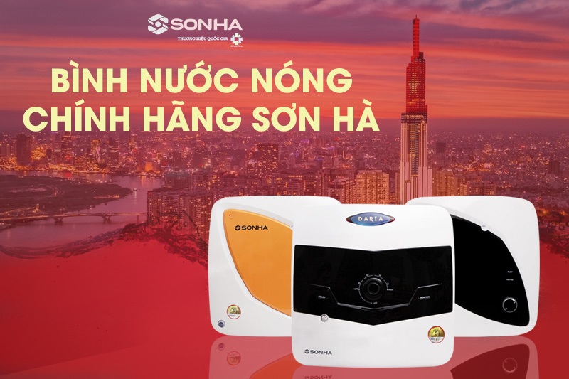 Bình nước nóng chính hãng Sơn Hà tại Sonha.net.vn