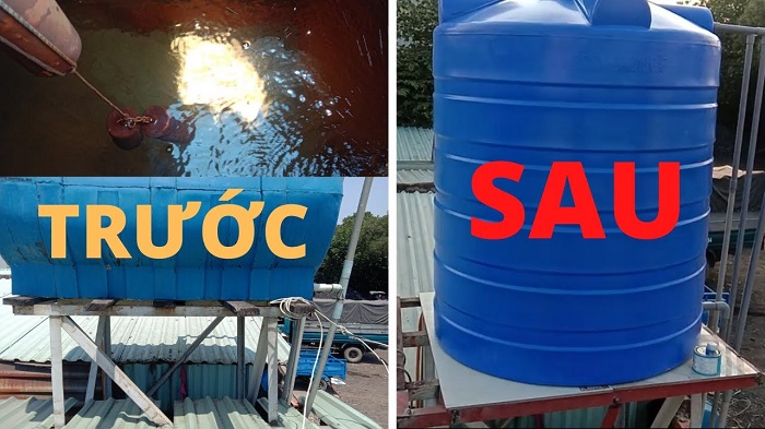 Cách lắp đặt bồn nước nhựa Sơn Hà