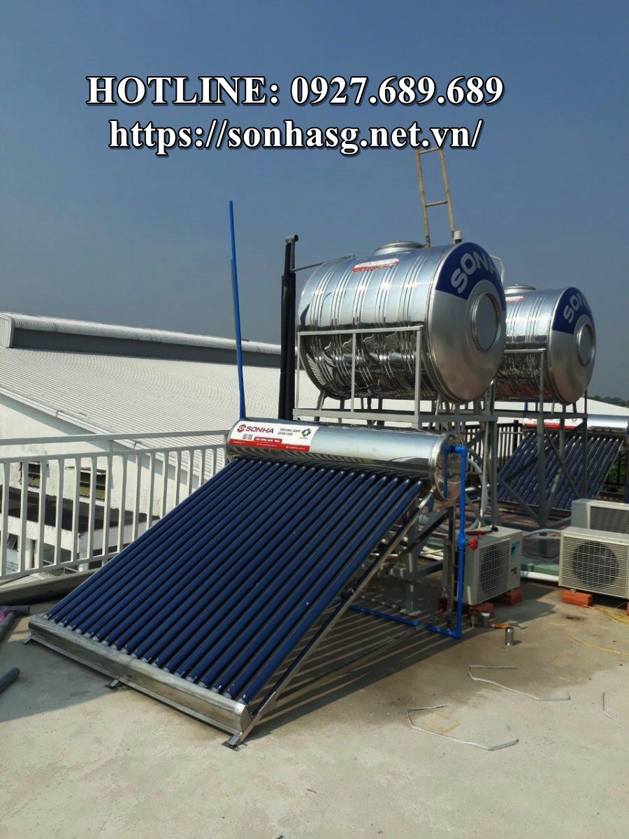 Đại lý phân phối chính hãng máy nước nóng năng lượng mặt trời Sơn Hà